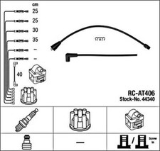Black Ignition Cable Kit NGK