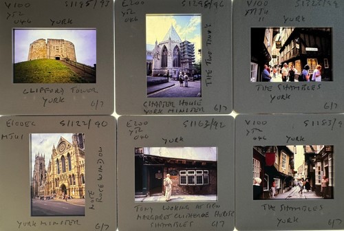 Amateur 35mm photo slides - 21,