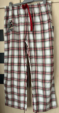Disney & Primark Christmas Mickey Mouse Check Pyjama Bottoms Size 18 - 20 Good C