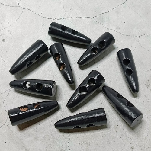 Black 35mm wooden - wooden, hole