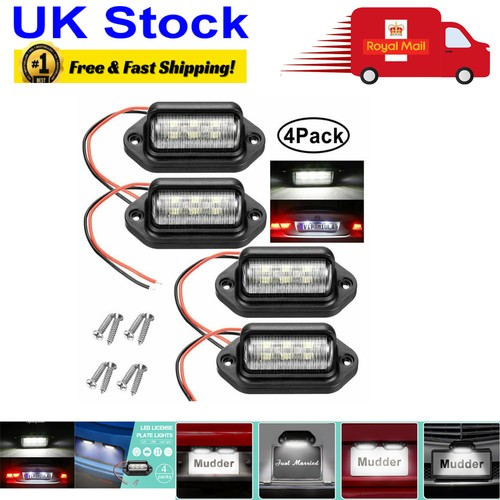 Led license number plate - 4x, 6