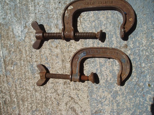 Two inch record clamps - record, g