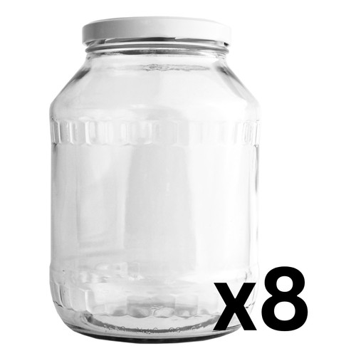 Glass jars 2650ml with - glass,