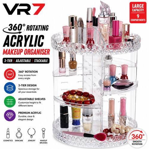Plastics cosmetic organiser - cosmetic,