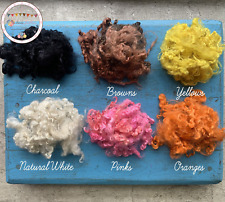 Heidifeathers® Mohair Curly Wool Locks, Hand Dyed - Choose the Colour - Felting 