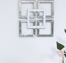 Square Mirrored Wall Art