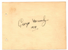 George formby signed album - george,