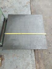 HUGE Vintage Cast Iron Lapping Plate / Surface Plate  30" (760mm) square
