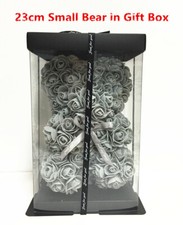 Foam Rose Flower Teddy Bear