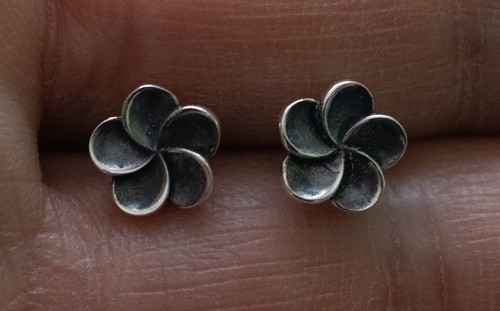 925 sterling silver plumeria - 925,