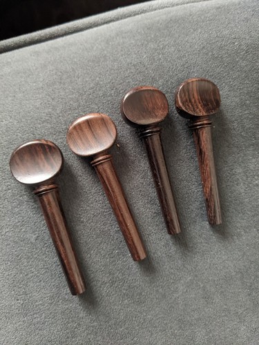 Violin pegs from rosewood - 4/4,