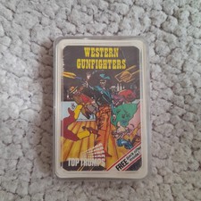 Vintage 1979 Western Gunfighters Top Trumps Card Game Full 32 Card Set RARE