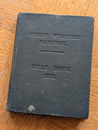 Great western railway - western, rule