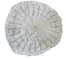 Hand Knitted 4ply baby blue