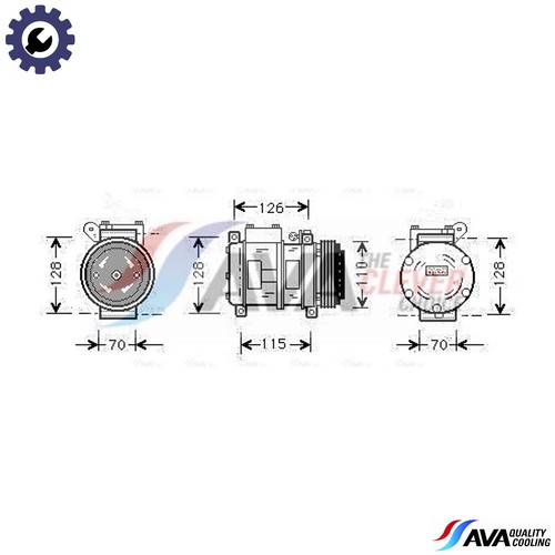 Compressor air conditioning - air,