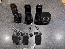 Panasonic Cordless Phone Set 1 x KX-TG8521E Base +  3 x KX-TGA850E Handsets