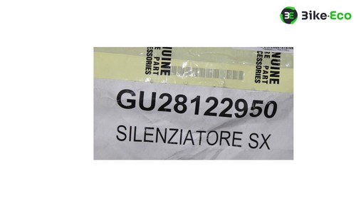 Left exhaust silencer - exhaust,
