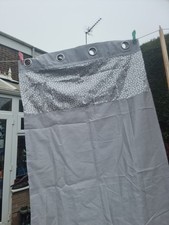 Pair long Metallic Silver