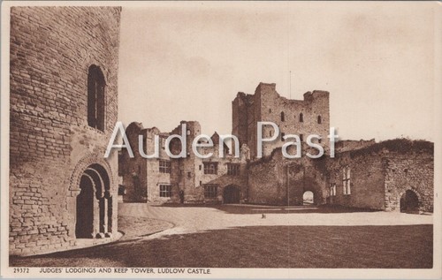 Vintage ludlow castle postcard - vintage,