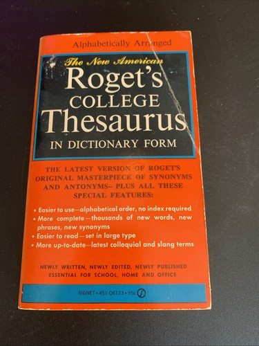 The new american - new, roget's