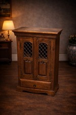Antique Rustic Wooden Cabinet
