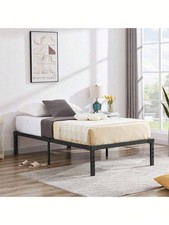 Metal Bed Frame with Headboard
