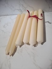 Vintage Cream Pillar Candles X