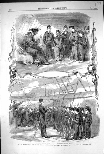Old 1859 naval - 1859, instruction