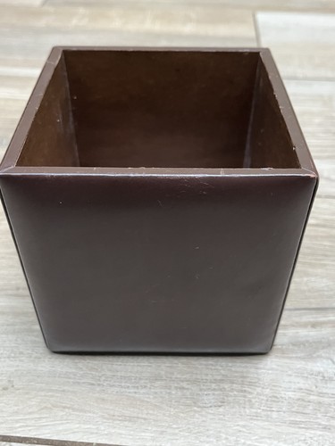 Dunhill brown leather covered