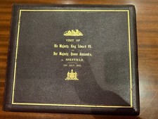 Photograph Album King Edward VIII Sheffield July 1905 Official Visit Leather