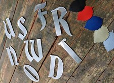 METAL LETTERS NUMBERS 4 INCH SIGN WORDS HOME GARDEN SHOP BAR PUB CAFE GARDEN