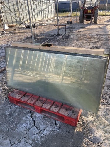 Commercial greenhouse glass