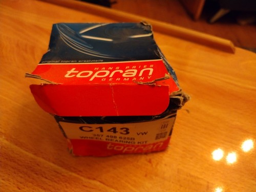 Topran front wheel bearing kit - bearing,