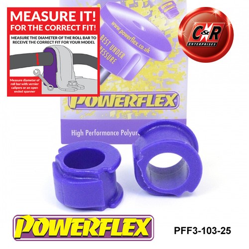 Powerflex arb mounts 25mm - fr,