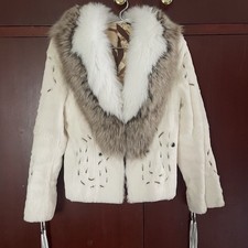 Real Rabbit Fur Fox Fur Collar