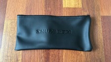 GENUINE SHURE BETA Zipper Leather Mic Protective Bag/Pouch