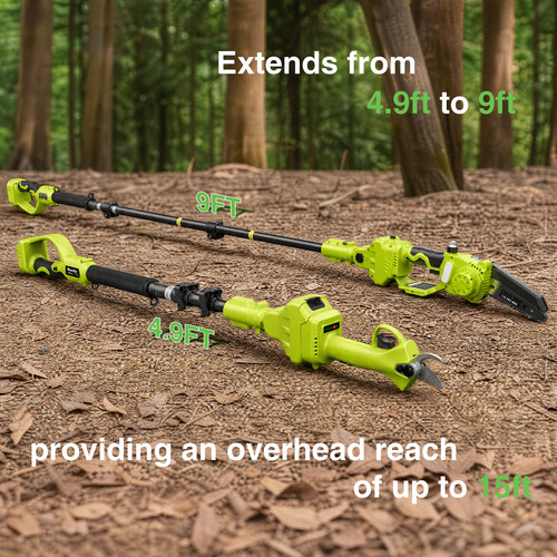 15ft max 6in pole - 6in,