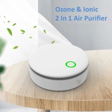 Portable Ozone & Ionic Air Purifier 2 in 1 Eliminate Odor for Home, Car, Refrige