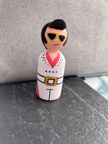 Elvis presley handpainted - presley,