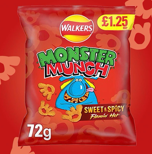 Walkers monster munch sweet - sweet, &