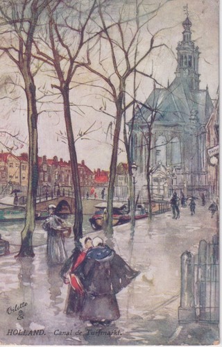 Postcard 1919 the hague - -,