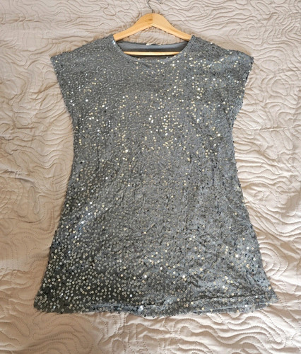 Kim grey sequin - &,