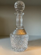 Chivas Regal Chairman’s Reserve II Stuart Crystal Decanter & Collar Empty 1980’s
