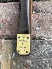 Joe Davis “Club Cue” Vintage 1pc Snooker Cue