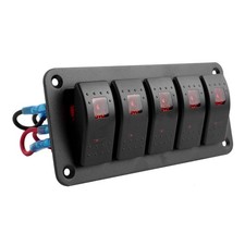 5 Gang Rocker Switch Panel