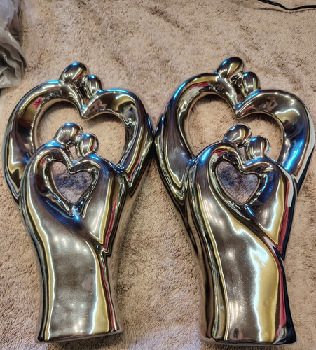 Silver heart family - 2x,