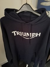 Men's Triumph Hoodie 4xl Navy and White New Chest 58-60 Inch