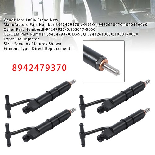 4pcs fuel injector for - 4pcs, isuzu