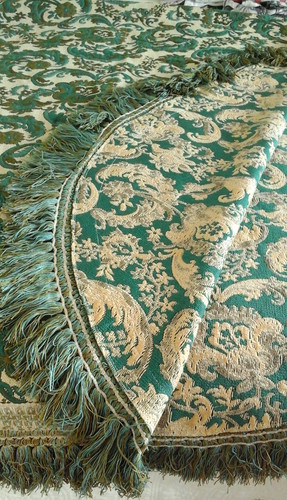 Crossland hughes green damask - hughes,