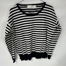 ZARA Knit Black & White Stripe